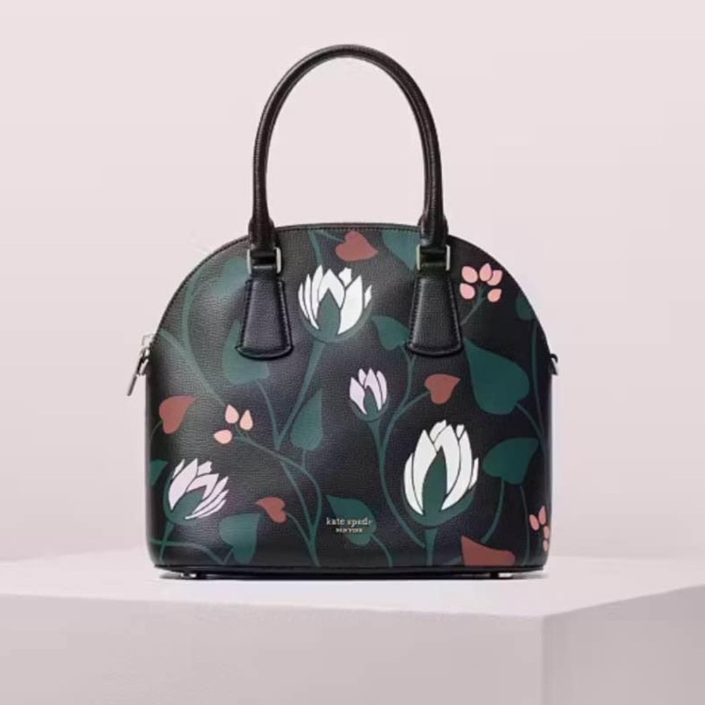 Kate Spade Sylvia Deco Bloom Large Dome Satchel